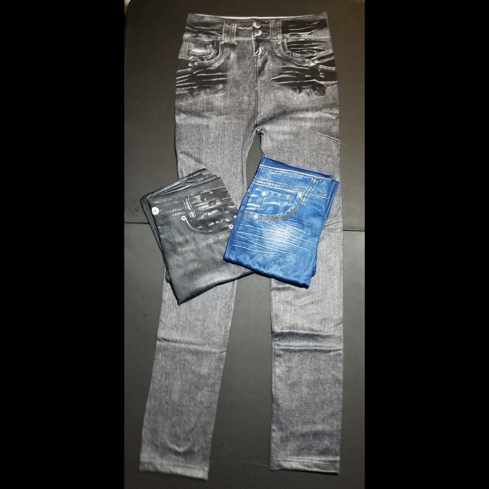🚫SOLD🚫 ♡ Denim style Leggings/Jeggings - Lined